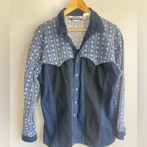 Men's Blue Denim Shirt